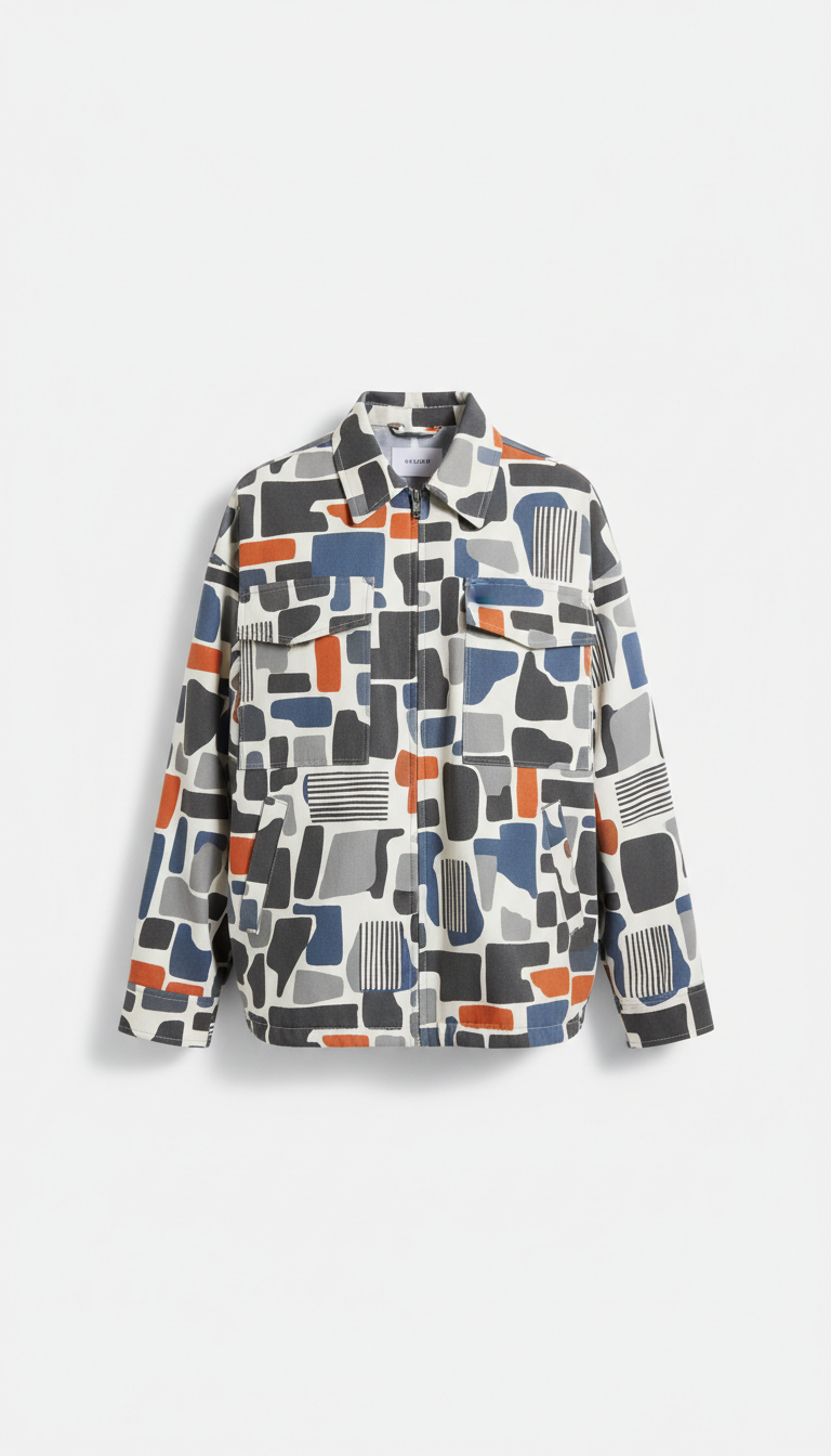 Statement Jacket in Vivid Print